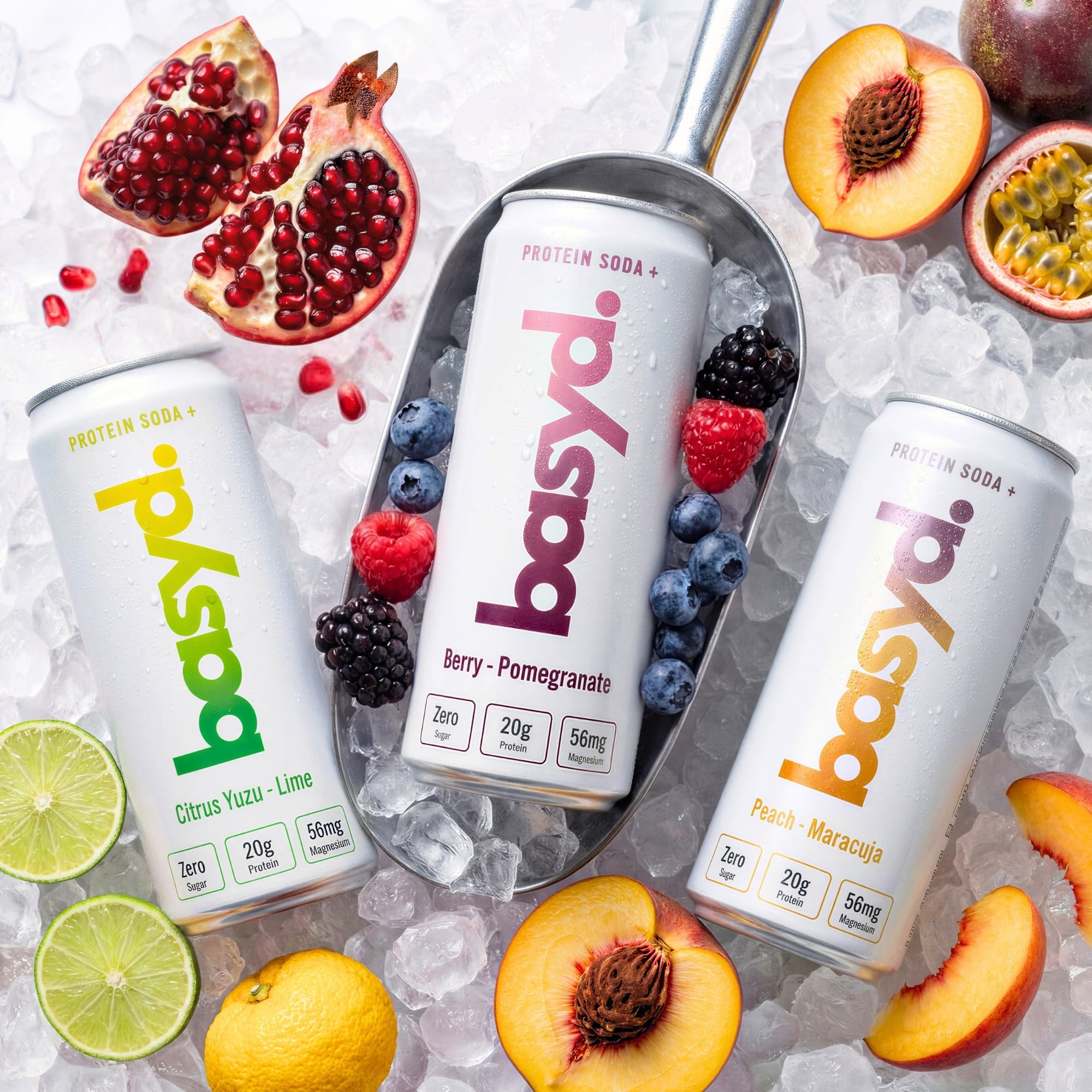 Zuckerfreie Protein Soda + mit Magnesium