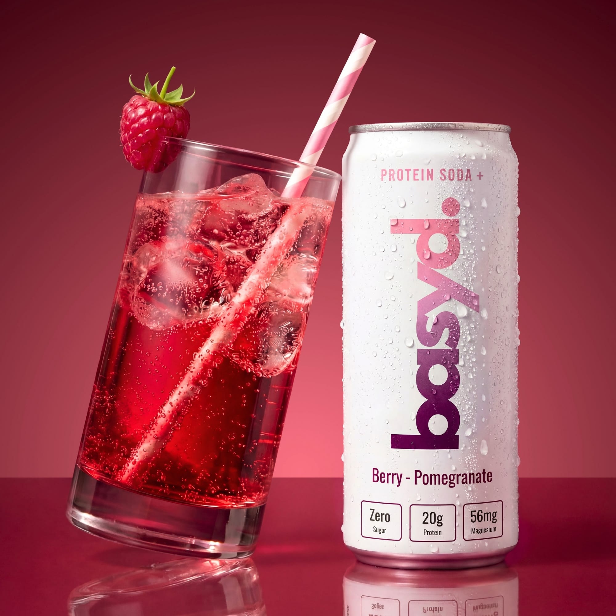 Zuckerfreie Protein Soda + mit Magnesium