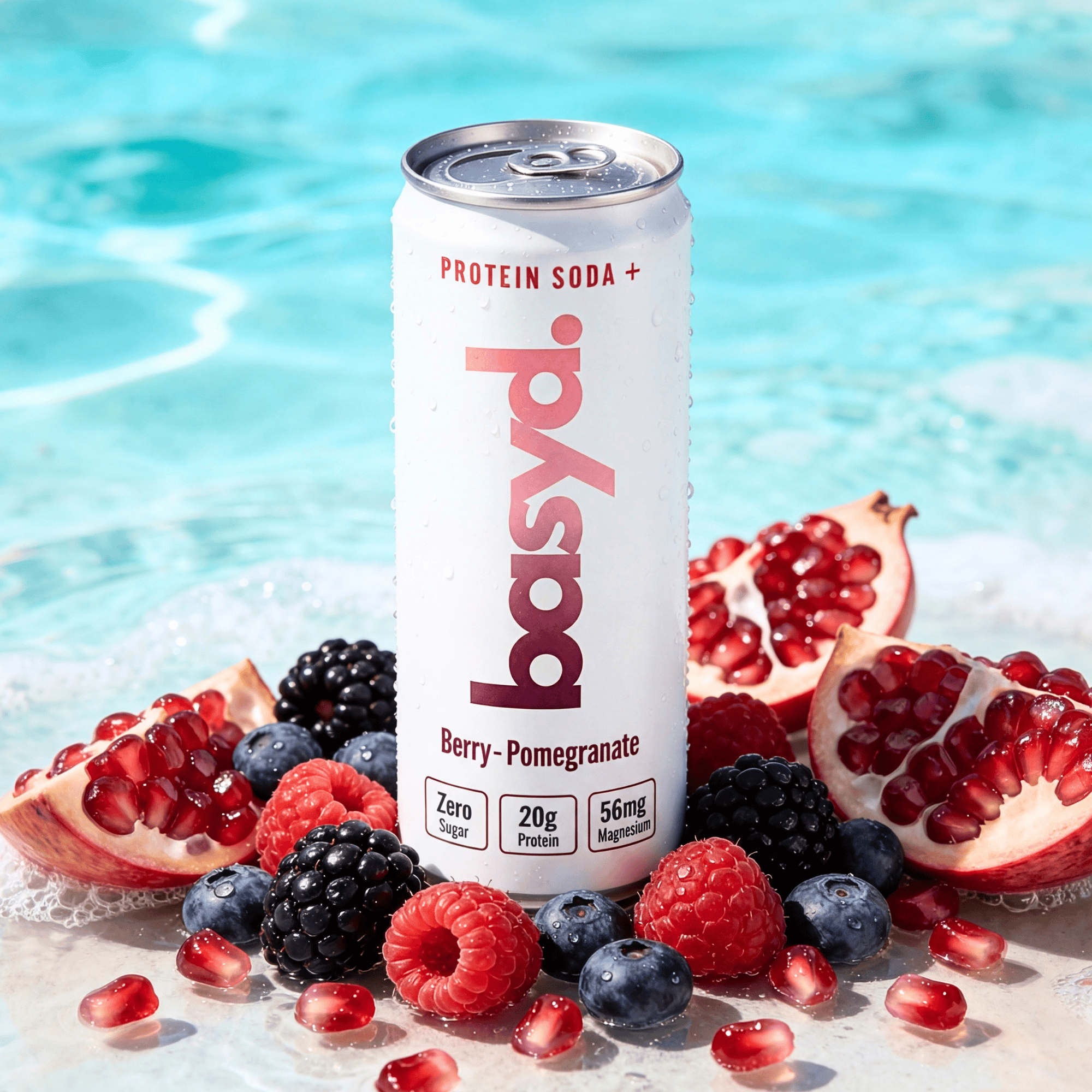 Zuckerfreie Protein Soda + mit Magnesium