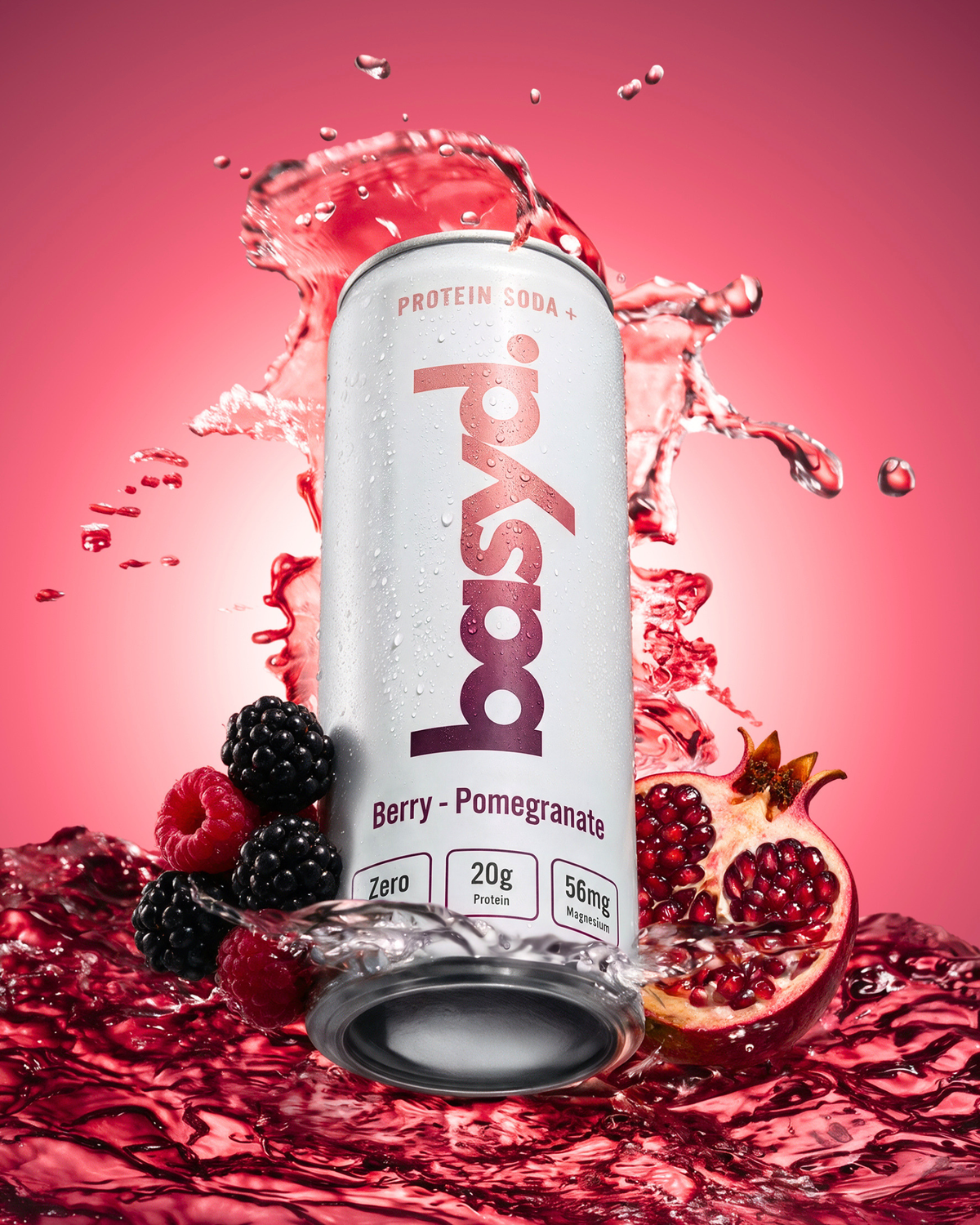 Zuckerfreie Protein Soda + mit Magnesium