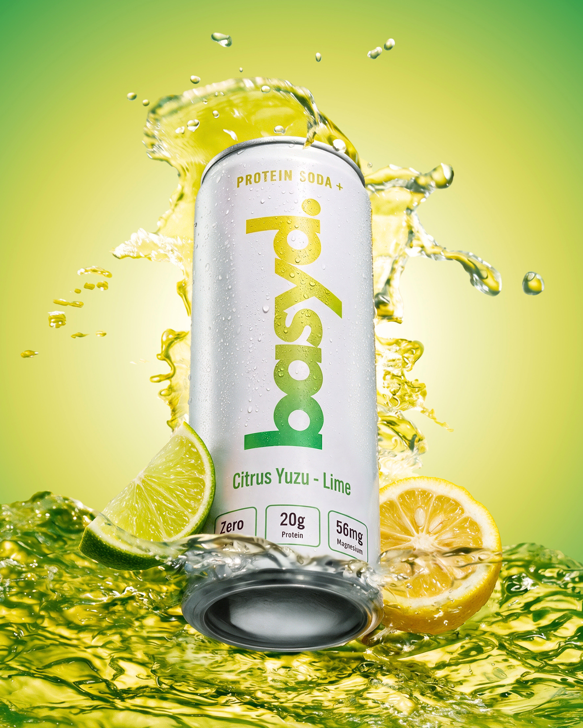 Zuckerfreie Protein Soda + mit Magnesium