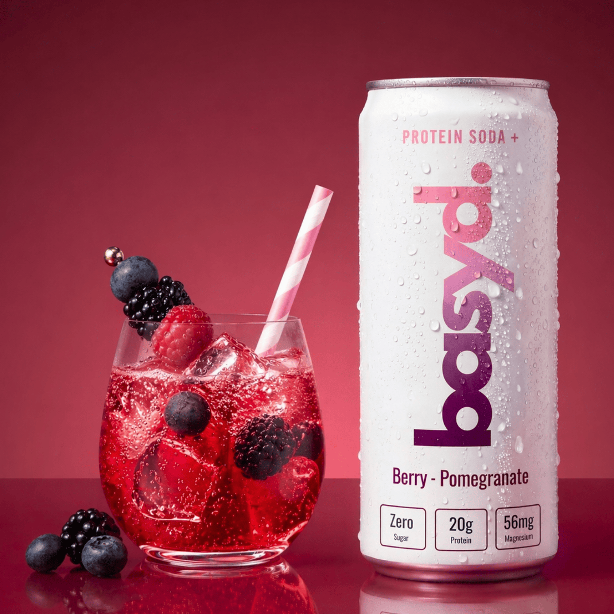 Zuckerfreie Protein Soda + mit Magnesium