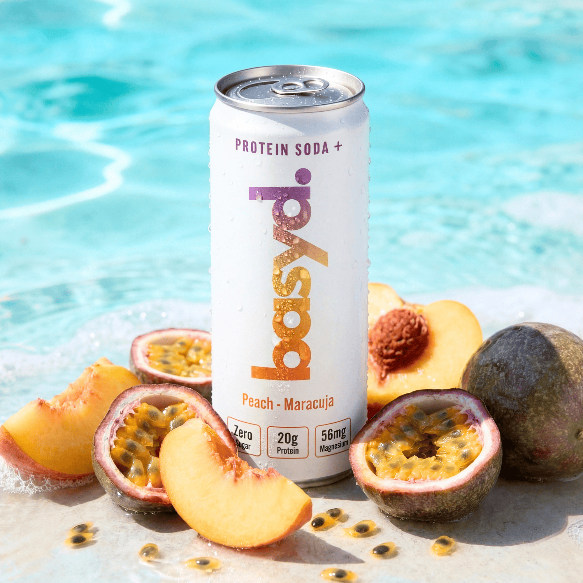 Zuckerfreie Protein Soda + mit Magnesium
